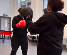Boxing classes at Heath